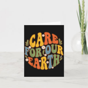 Earth day nature love eco friendly environmental card