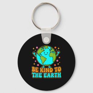 Earth day nature love eco friendly environmental key ring