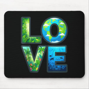 Earth day nature love eco friendly environmental mouse mat