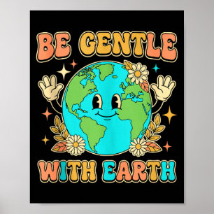 Earth day nature love eco friendly environmental poster