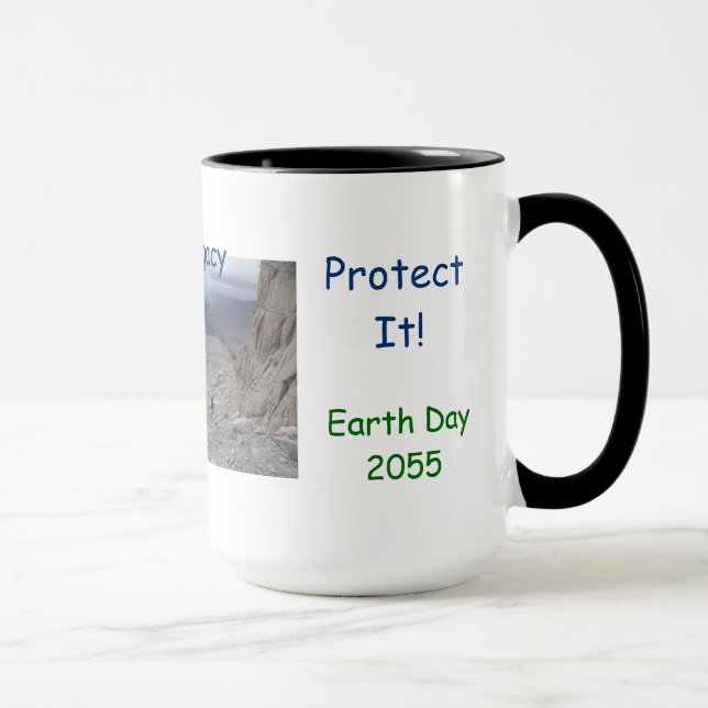 Earth Day, Our Earth, Our Legacy Coffee Mug (Right)