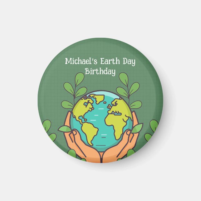 Earth Day Party  Magnet (Front)