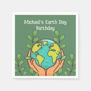 Earth Day Party Napkin