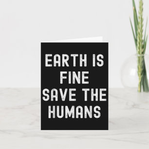 Earth Day Planet Environmental Protection Climate Card