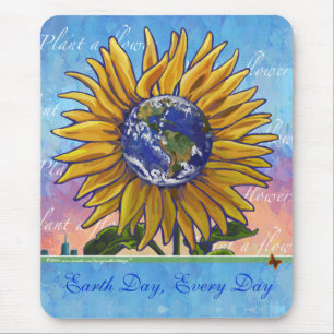 Earth Day, Plant a Flower Mousepad
