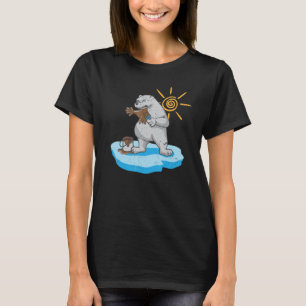 Earth Day Polar Bear Demo Environmental Protection T-Shirt