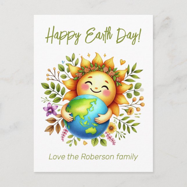 Earth Day Postcard (Front)