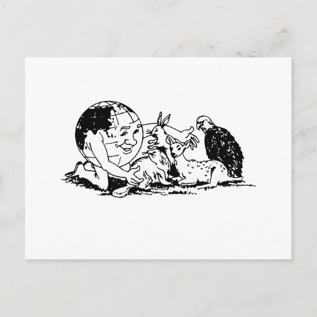 EARTH DAY - Protect Wildlife Postcard (Front)