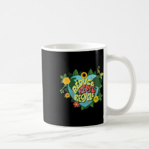 Earth Day Reduce Reuse Recycle Save Planet Veganua Coffee Mug