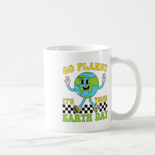 Earth Day Restore Earth Nature Planet Cute Earth D Coffee Mug