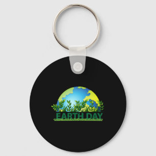 Earth Day Restore Save Earth Save The Planet Key Ring