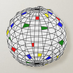 Earth Day Round Cushion