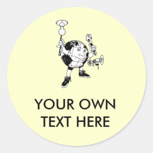 EARTH DAY - Save Energy Classic Round Sticker