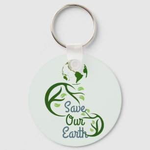 earth day, save our earth, love earth, our mother key ring