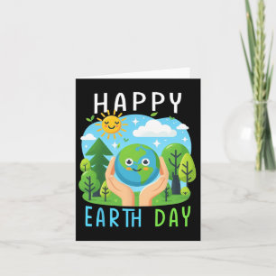 Earth Day Save The Planet Cute Earth Day Card