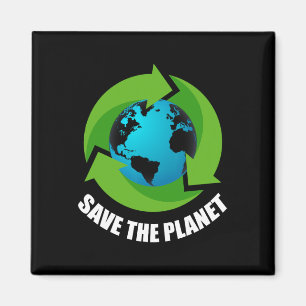 Earth Day Save The Planet Keep It Green Happy Moth Magnet