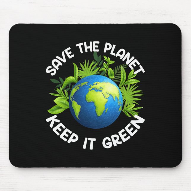Earth Day Save The Planet  Mouse Mat (Front)