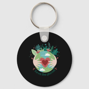 Earth Day Save The Planet World Mother Earth Day Key Ring