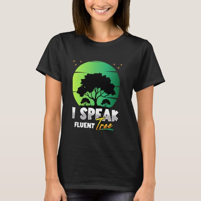 Earth Day Save Tree Environmental Protection T-Shirt (Front)