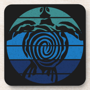 Earth Day, Sea Turtle, Clean the Ocean Coaster