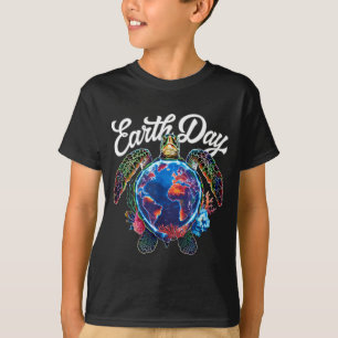 Earth Day Sea Turtle Restore Earth Save The Earth T-Shirt