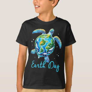 Earth Day Sea Turtle Save The Earth Men Women Kids T-Shirt