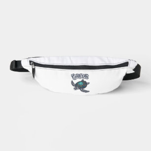 Earth Day Sea Turtle Vintage Engraving Shirt Desig Bum Bags