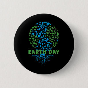 Earth Day Shirt Kids , Women & Men Cute 54th E 6 Cm Round Badge