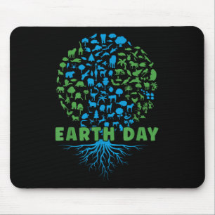 Earth Day Shirt Kids , Women & Men Cute 54th E Mouse Mat