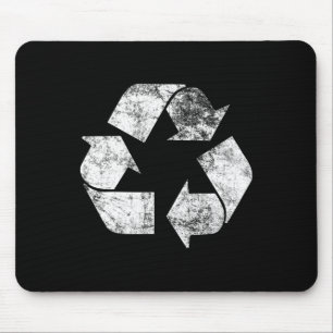 Earth Day Shirt Recycle Logo Vintage Recycling Gif Mouse Mat
