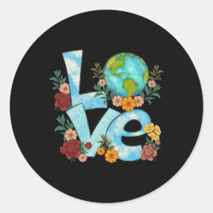 Earth Day Shirt Teacher Environment Day Recycle Ea Classic Round Sticker