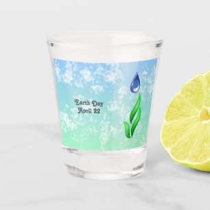 Earth Day Shot Glass
