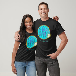 Earth Day Solar Eclipse 2024 sacred geometry T-Shirt