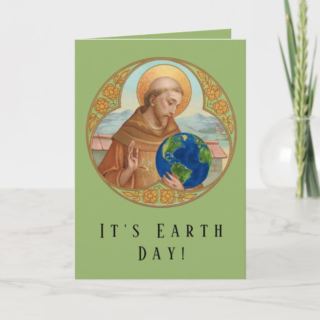 Earth Day & St. Francis of Assisi Card (Front)