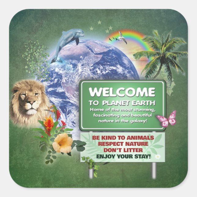 Earth Day Sticker (Front)