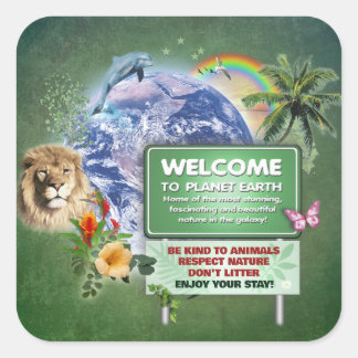 Earth Day Sticker