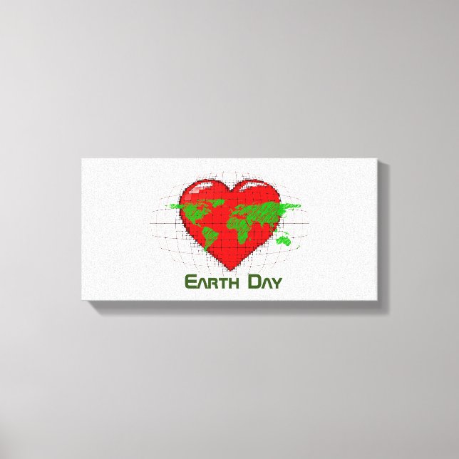 Earth Day  Stretched Canvas Print (Front)