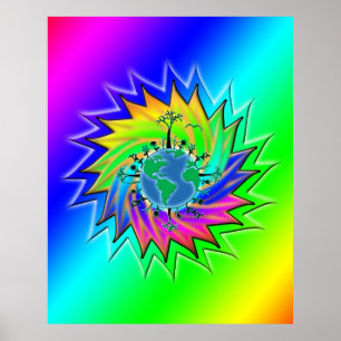 Earth Day ~ Sunburst Poster