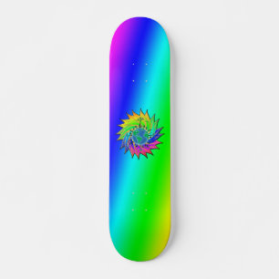 Earth Day ~ Sunburst Skateboard Deck