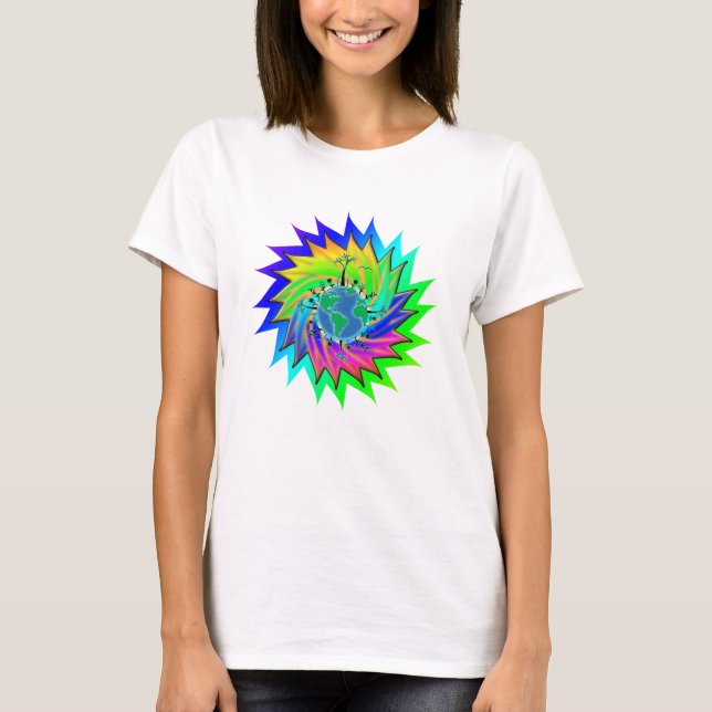 Earth Day ~ Sunburst T-Shirt (Front)