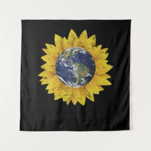 Earth Day Sunflowers Gifts Tapestry