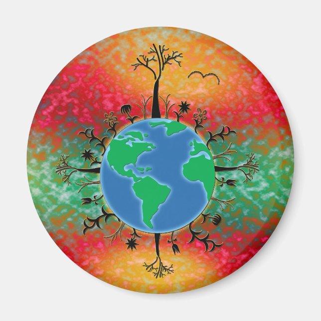 Earth Day ~ Sunrise Magnet (Front)