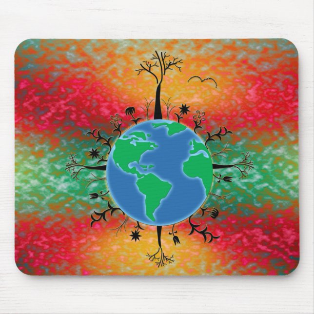 Earth Day ~ Sunrise Mouse Mat (Front)