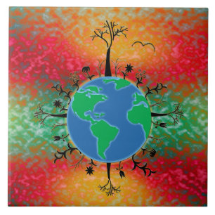 Earth Day ~ Sunrise Tile