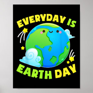 Earth Day T Shirt For Women Men Kids Earth Day  Poster