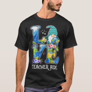 Earth Day Teacher Gnome Teacher Aide T-Shirt