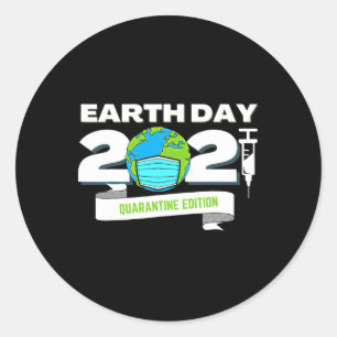 Earth Day Tee Shirts For Women Save The Planet Env Classic Round Sticker