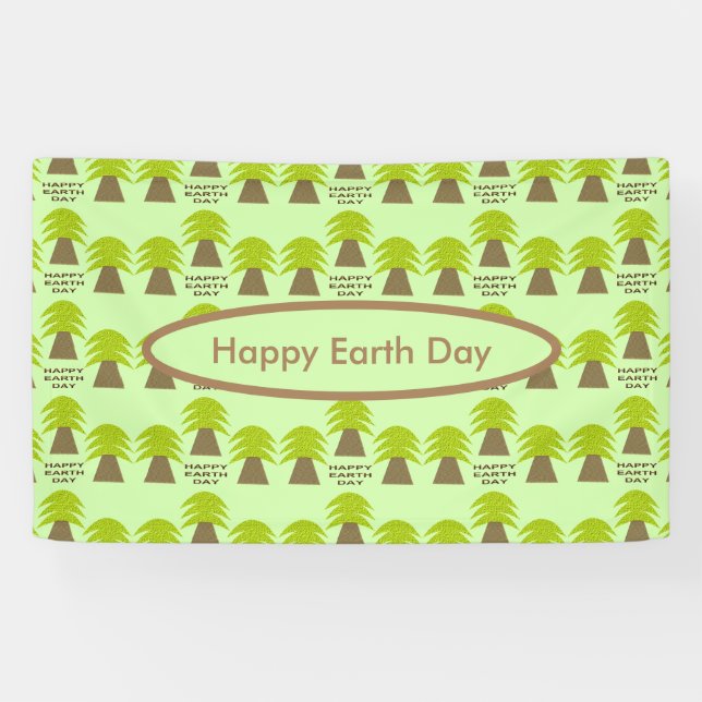 Earth Day Teres Personalised Banner (Horizontal)