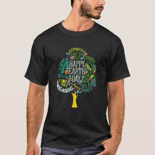 Earth Day Tree Save Earth Inspiration T-Shirt