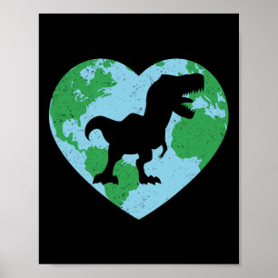 Earth Day Trex Funny Earth Day Boys Kids Toddler Y Poster
